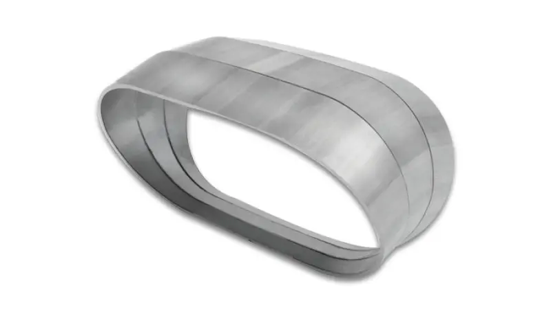 Vibrant Vertical 304 Ss Nominal 3In. Oval / 2.35 In. Centerline Radius, 15 Degree Per Cut -Set Of 3 1
