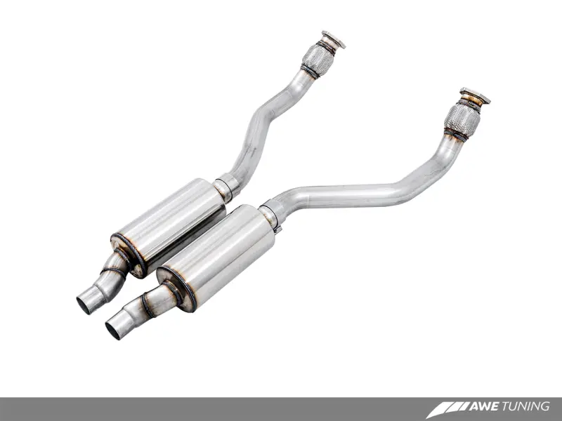 Awe Tuning Audi B8 4.2L Resonated Downpipes For S5 1