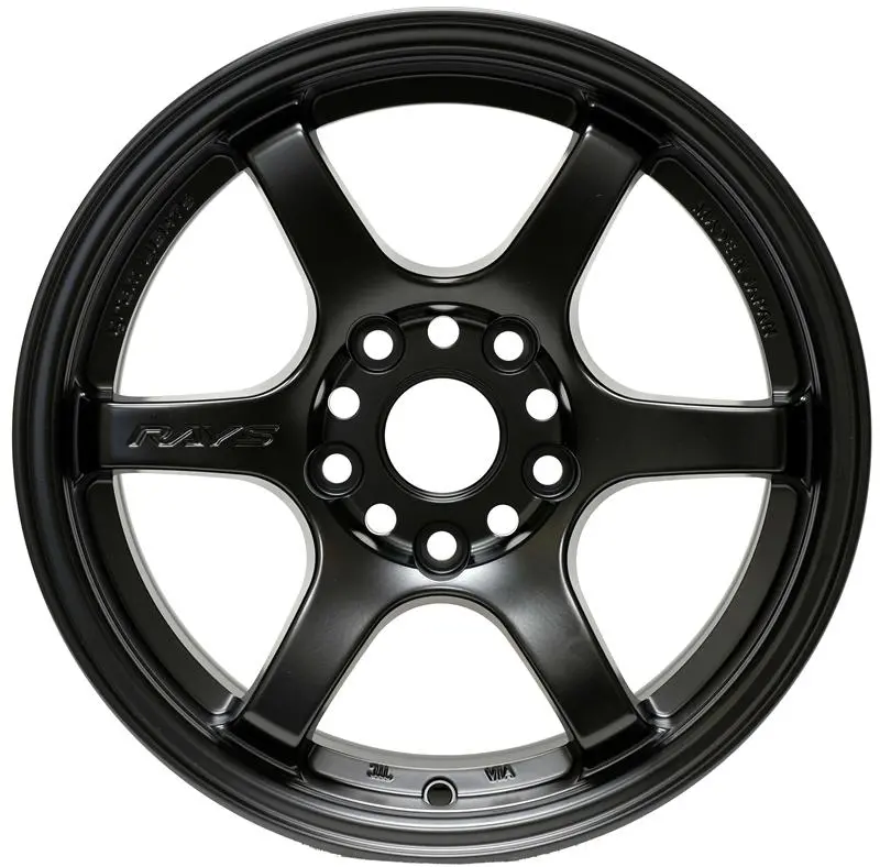 Gram Lights 57Dr 15X8.0 +28 4X100 Semi Gloss Black Wheel 1