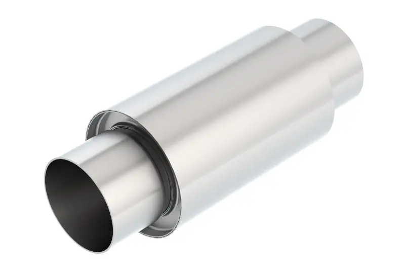 Borla 3 -1/2In In/Out X 5In Round X 8In Long Xr-1 Sportsman Shorty Racing Muffler 1