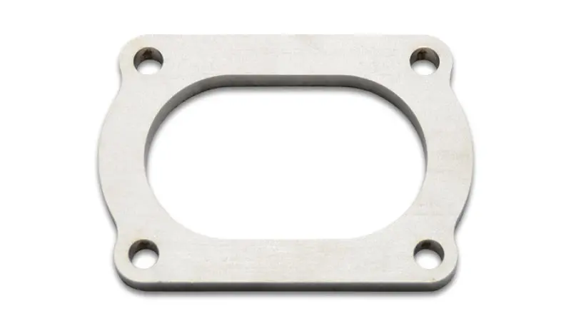 Vibrant T304 Ss 4 Bolt Flange For 3In O.D. Oval Tubing 1