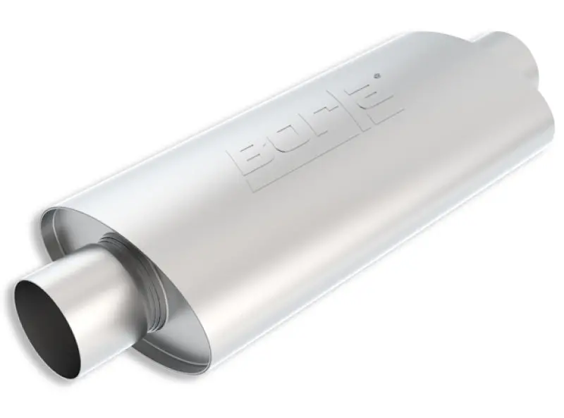 Borla Xr-1 Racing Sportsman 3.5In. Outlet / 3.5In Inlet Oval Muffler - 5In Diameter X 15In Length 1