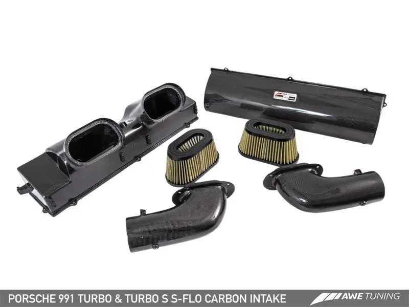 Awe Tuning Porsche 991 (991.2) Turbo And Turbo S S-Flo Carbon Intake 1