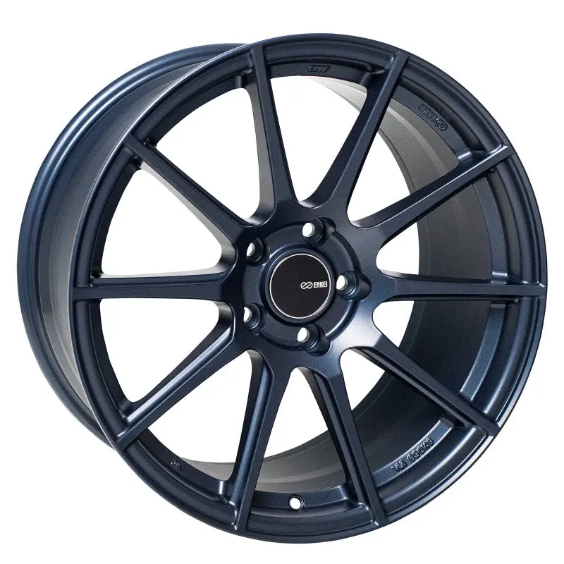 Enkei Ts10 18X9.5 35Mm Offset 5X114.3 Bolt Pattern 72.6Mm Bore Dia Matte Blue Wheel (Moq 40) 1
