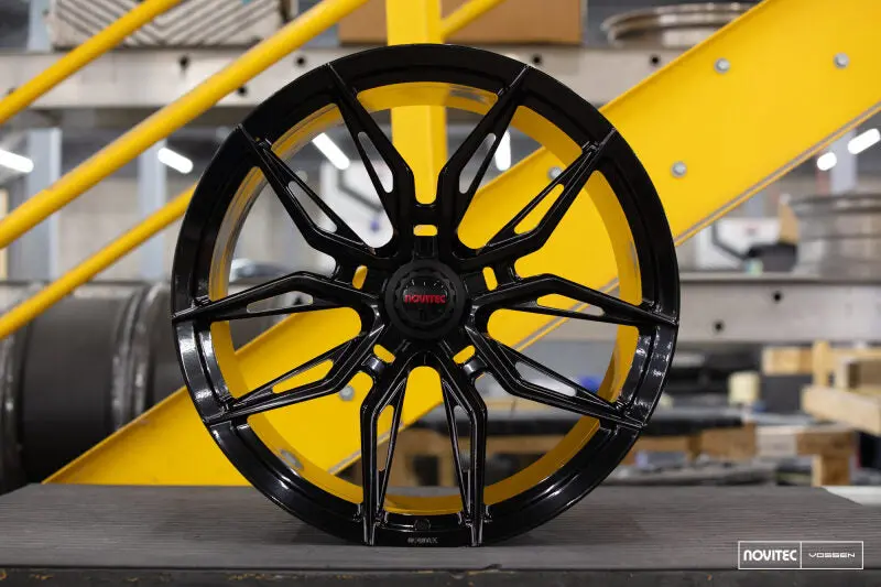 Vossen X Novitec Nf11 21X9in - 5X114.3 Bp - Et35 - Gloss Black Ferrari 488 / F8 Front Wheel 1