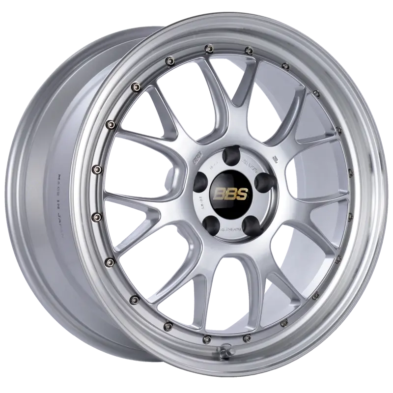 Bbs Lm-R 19X8.5 5X112 Et38 Diamond Silver Center Diamond Cut Lip Wheel -82Mm Pfs/Clip Required 1