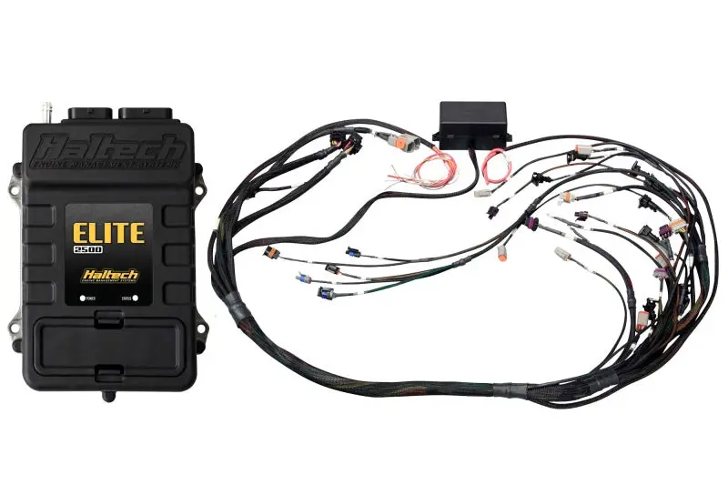 Haltech Elite 2500 Terminated Harness Ecu Kit W/Ev1 Injector Connectors 1