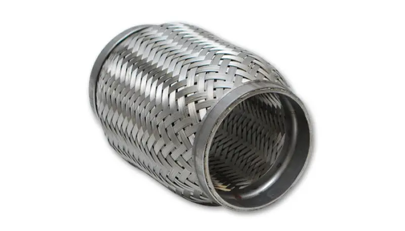 Vibrant Ss Flex Coupling With Inner Braid Liner 2In Inlet/Outlet X 4In Flex Length 1