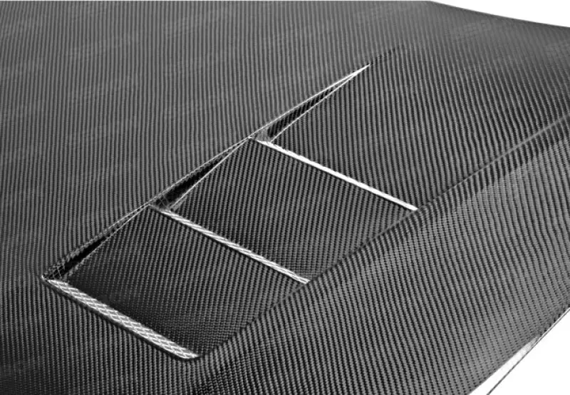 Seibon 12-13 Honda Civic 2Dr Ts-Style Carbon Fiber Hood 1