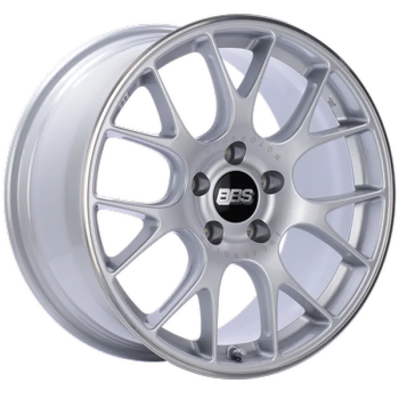 Bbs Ch-R 20X11.5 5X130 Et65 Cb71.6 Brilliant Silver Polished Rim Protector Wheel W/Motorsport Etched 1