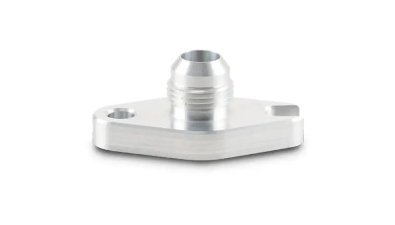 Vibrant Aluminum Oil Drain Flange (W/Crowfoot) -10An Male Flare 2.060In Bolt Hole (Garrett Gt6041) 1