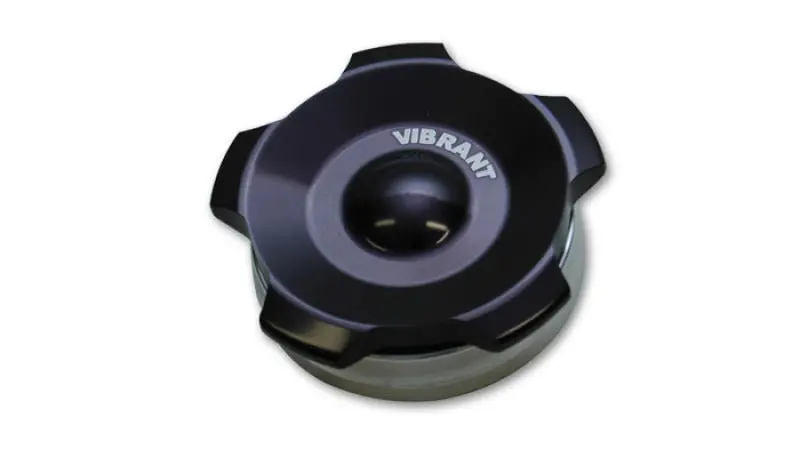Vibrant 2In Od Aluminum Weld Bungs W/ Anodized Black Aluminum Threaded Cap (Incl. O-Ring) - 11291 1