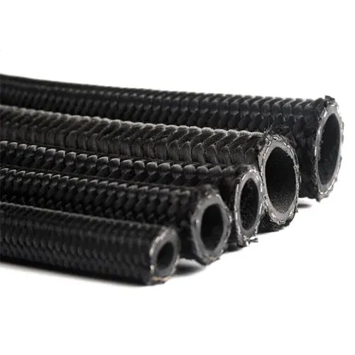 Performance World - 500010 -10An Braided Black Nylon/Stainless Steel Hose. Sold/Ft. 1