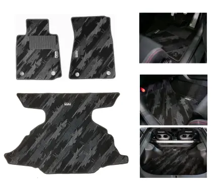 Hks Floor Mats Rz34 Full Set Monotone Oil Color Lhd - 53001-An021 1