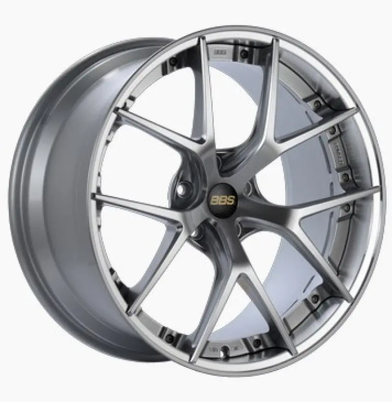 Bbs Ri-S 20X8.5 5X112 Et22 Diamond Silver Center / Diamond Cut Lip Wheel -82Mm Pfs/Clip Required 1