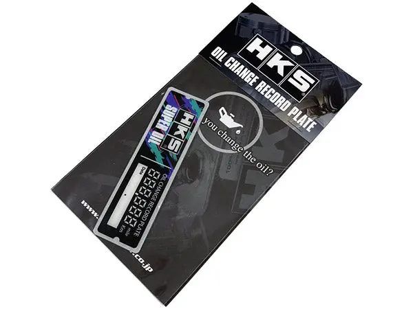 Hks Oil Change Record Plate - 51007-Ak398 1