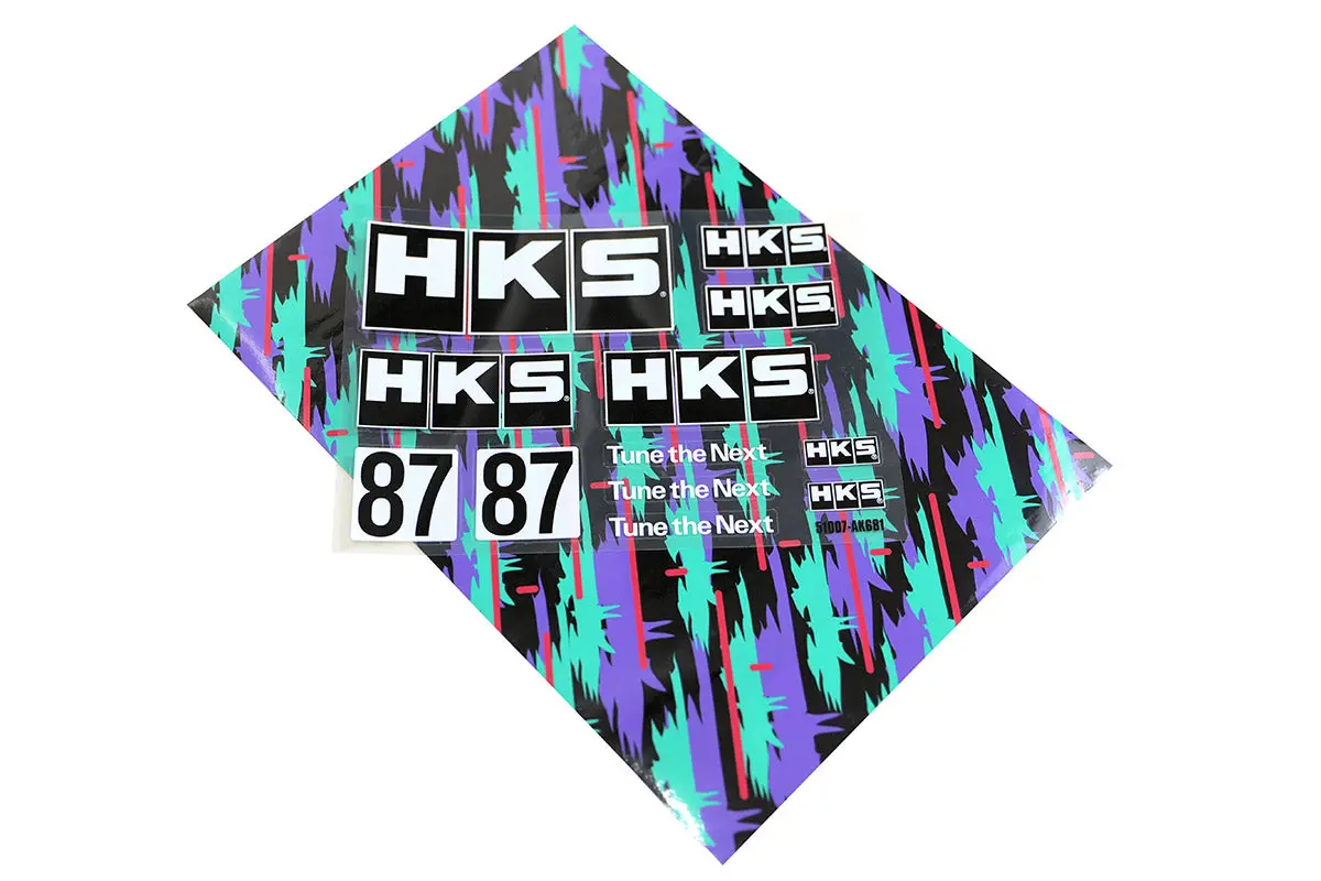 Hks Multi Sticker Sheet Oilcolor A4 - 51007-Ak681 1
