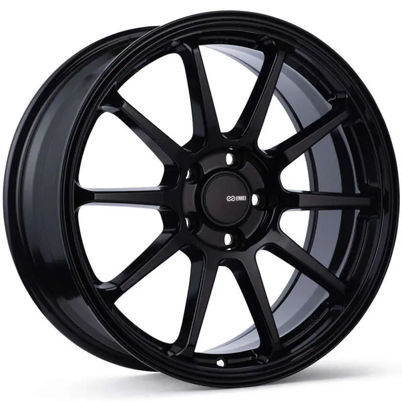 Enkei Px-10 19X8 5X114.3 45Mm Offset 72.6Mm Bore Gloss Black Wheel 1