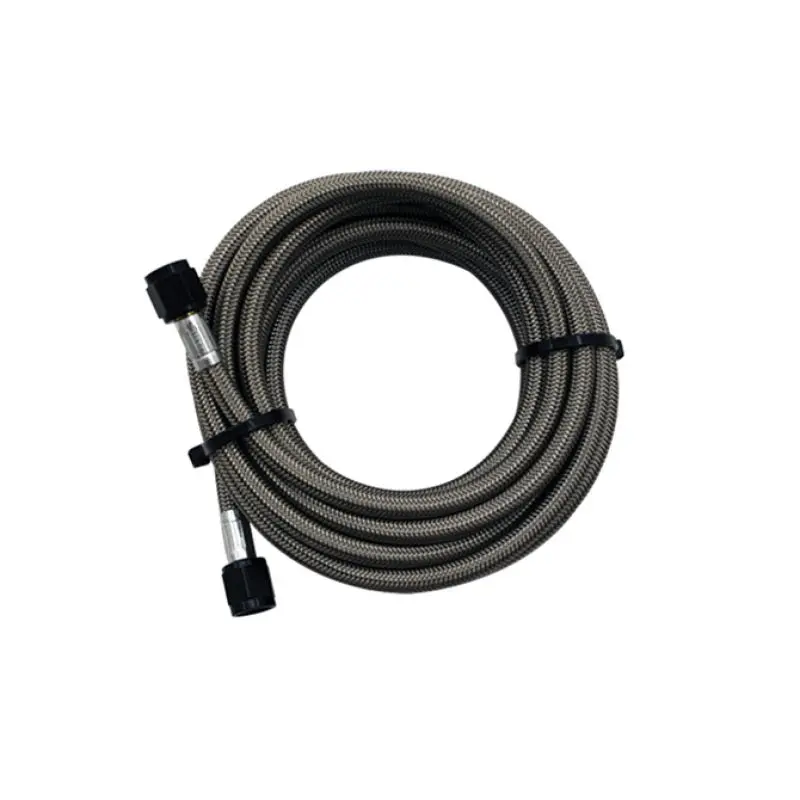 Snow Performance 5Ft Stainless Steel Braided Water Line (4An Black) 1