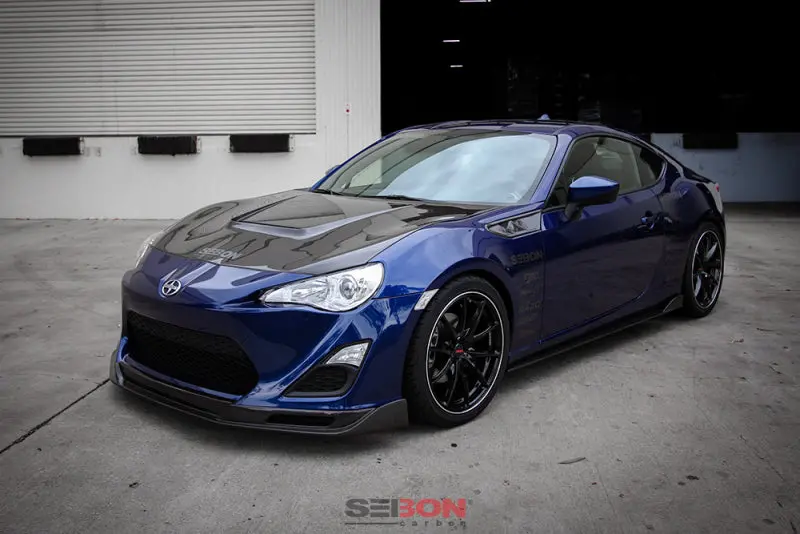 Seibon 12-13 Brz/Frs Vs Style Carbon Fiber Hood 2