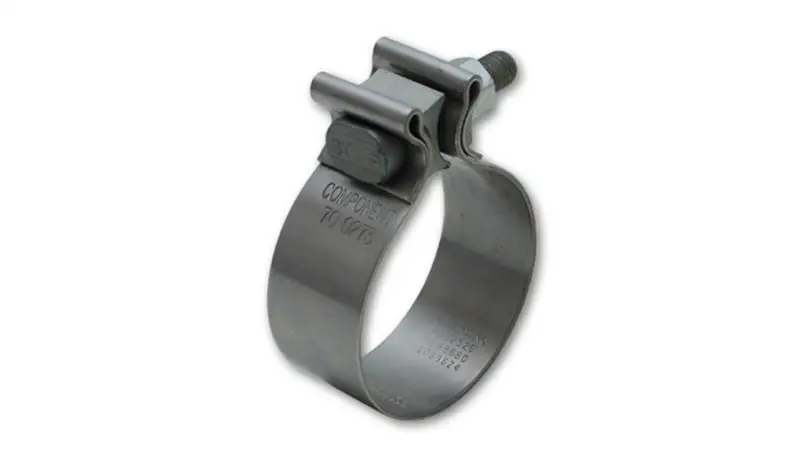 Vibrant Ss Accuseal Exhaust Seal Clamp For 4In Od Tubing (1.25In Wide Band) 1