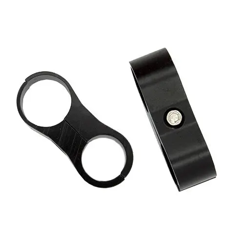Performance World - 541053 5/16" 2-Line Aluminum Seperators 3/Pk Black 1