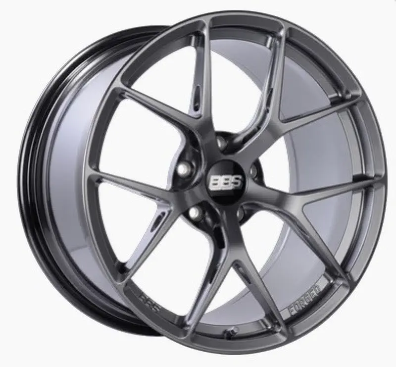 Bbs Fi-R 19X9.5 5X120 Et22 Cb72.5 Platinum Gloss Wheel -82Mm Pfs/Clip Req 1