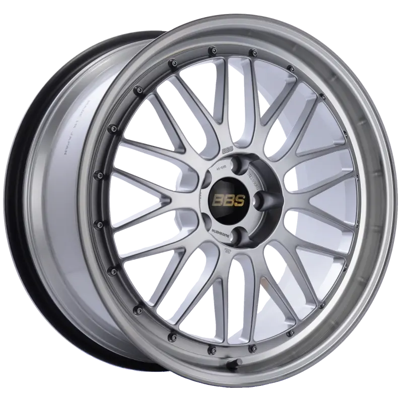 Bbs Lm 20X9.5 5X114.3 Et40 Cb66 Diamond Silver Center Diamond Cut Lip Wheel 1