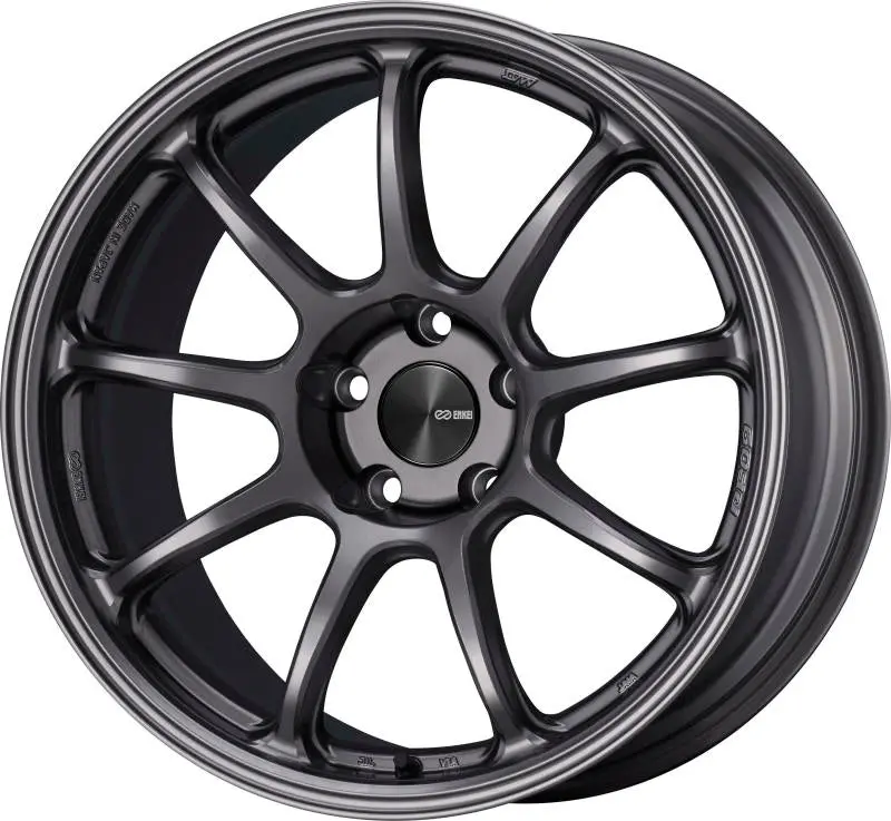 Enkei Pf09 18X9.5 5X114.3 40Mm Offset 75Mm Bore Dark Silver Wheel 1