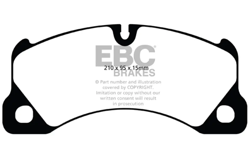 Ebc 10+ Porsche Cayenne 3.0 Supercharged Hybrid Bluestuff Front Brake Pads 1