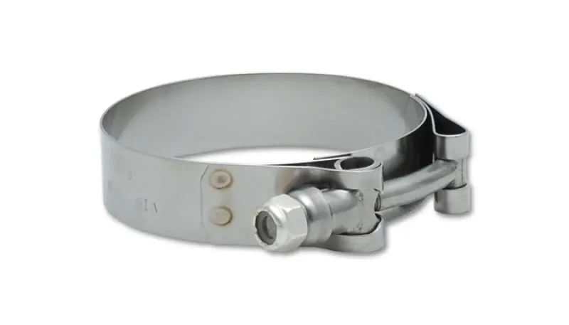 Vibrant Ss T-Bolt Clamps Pack Of 2 Size Range: 3.28In To 3.60In O.D. For Use With 3In I.D. Couplings 1