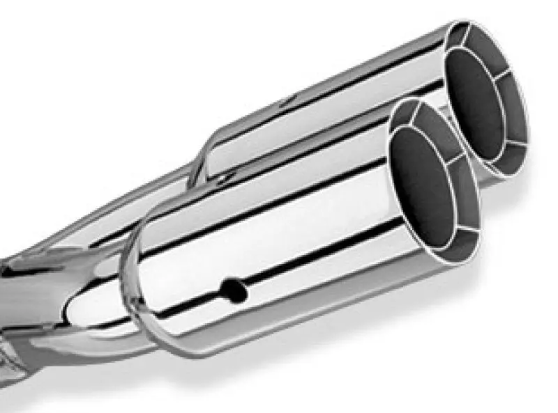 Borla Universal Polished Tip Dual Round Intercooled (Inlet 2 1/2In. Outlet 3In) *No Returns* 1