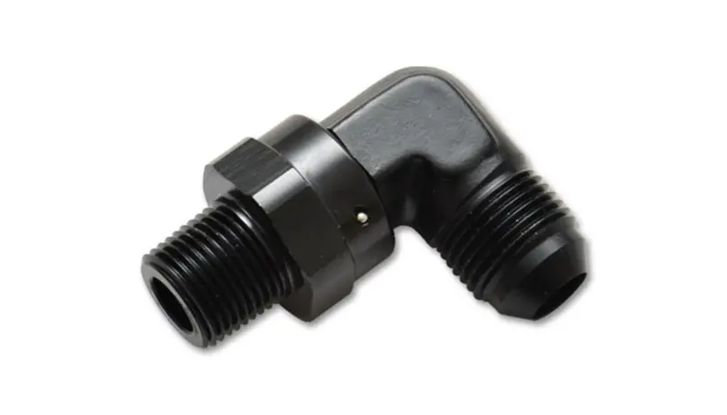 Vibrant -8An To 3/8In Npt Male Swivel 90 Degree Adapter Fitting 2