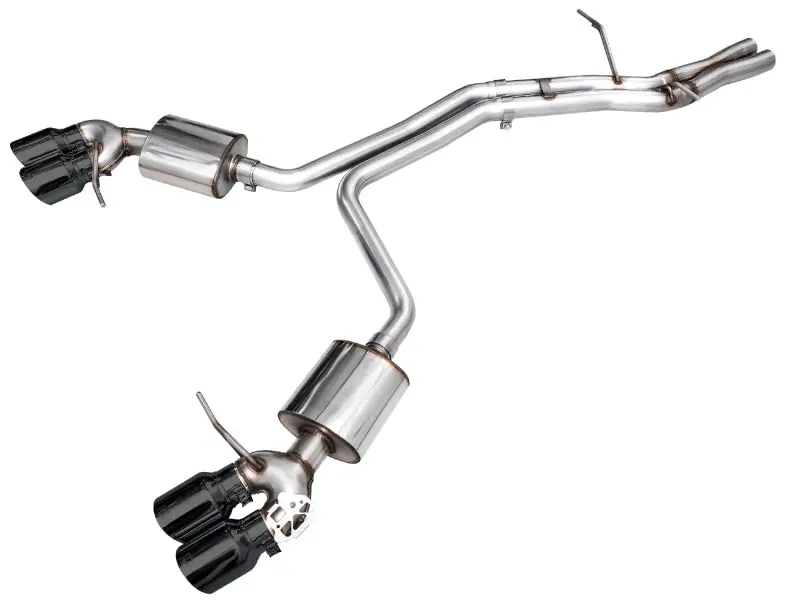 Awe Tuning 2022+ Porsche Macan 2.9Tt Touring Edition Catback Exhaust W/ Diamond Black Tips 1