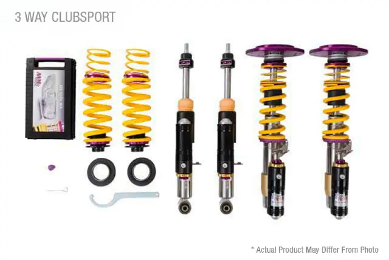 Kw Porsche 911 Gt3rs 991.2 With Oe Noselift Clubsport Coilover Kit 3-Way 1