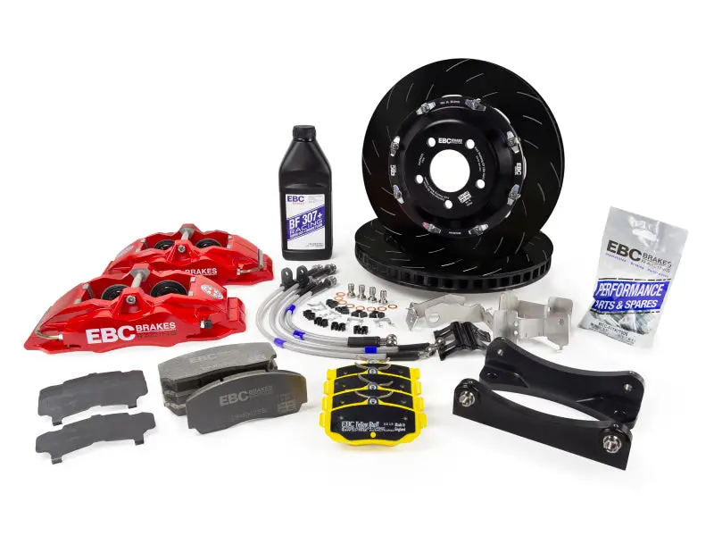 Ebc Racing 12-21 Subaru Brz/Toyota Gt86 Blue Apollo-4 Calipers 330Mm Rotors Front Big Brake Kit 1