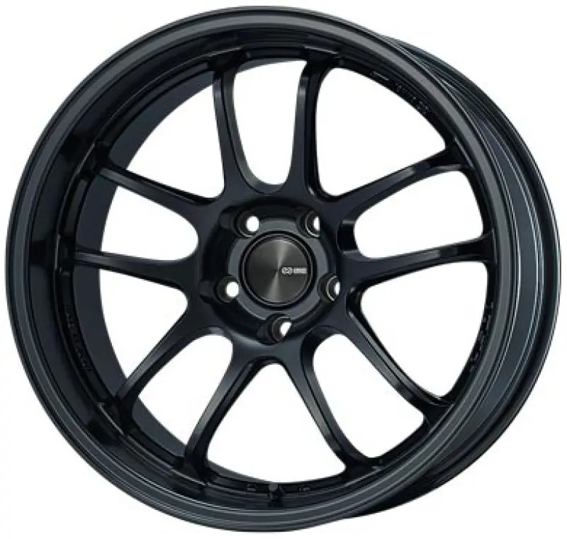 Enkei Pf01evo 18X10.5 15Mm Offset 5X114.3 75Mm Bore Matte Black Wheel Special Order / No Cancel 1