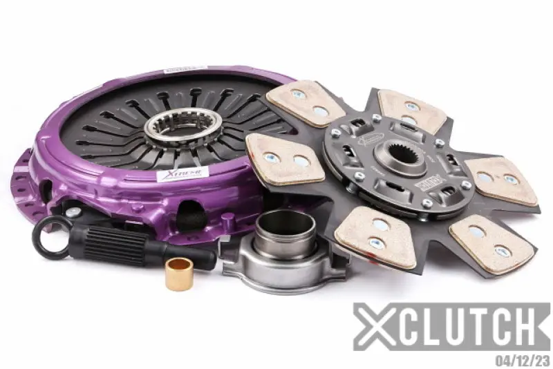 Xclutch 89-94 Nissan Skyline Gt-R 2.6L Stage 2R Extra Hd Sprung Ceramic Clutch Kit - Xkni25003-1R 1