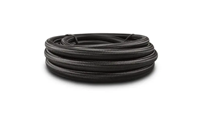 Vibrant -10 An Black Nylon Braided Flex Hose (5 Foot Roll) - 11990 1