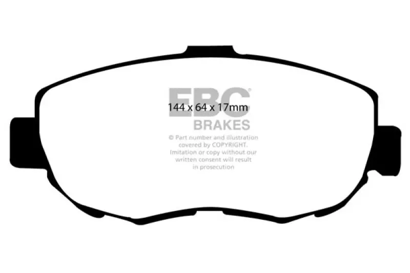 Ebc 93-97 Lexus Gs300 3.0 Greenstuff Front Brake Pads 1