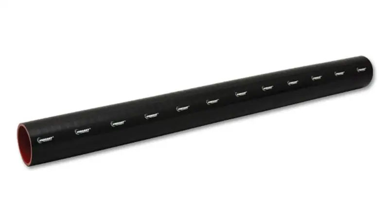 Vibrant 4 Ply Reinforced Silicone Straight Hose Coupling - 2.5In I.D. X 36In Long (Black) 1