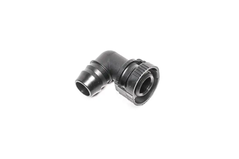 Radium Engineering V2 Quick Connect 15Mm Male To 5/8In Barb 90 Degree 1