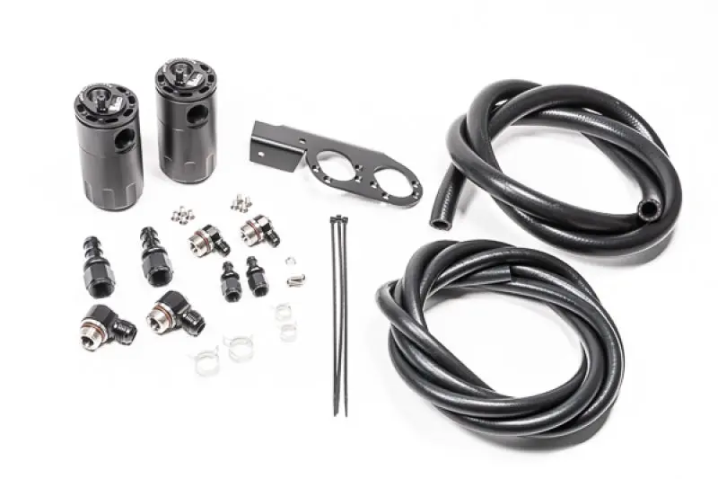 Radium Engineering Dual Catch Can Kit Nissan Z33 V35 Vq35de/Hr Fluid Lock 1