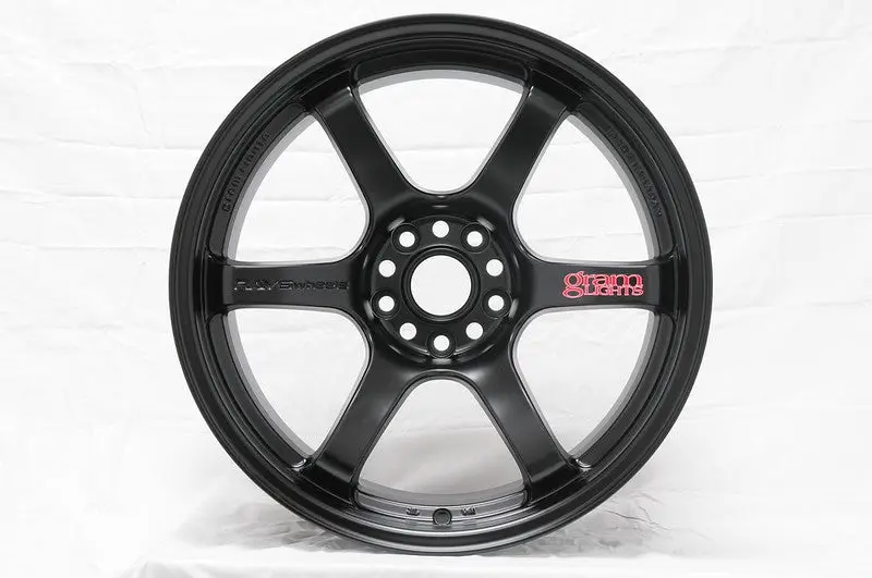Gram Lights 57Dr 19X9.5 +25 5X114.3 Semi Gloss Black Wheel 1