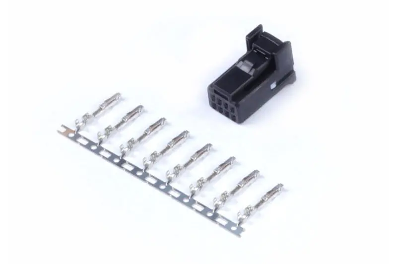 Haltech 8 Pin Tyco Black Plug & Pins 1
