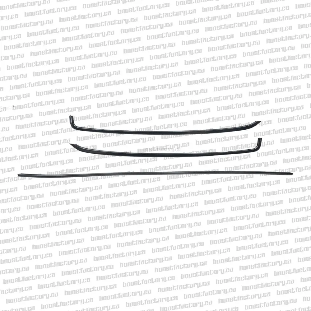 Genuine Nissan Skyline R32 Front Windshield Moulding Set, 2 Door - 72750-04U60 1