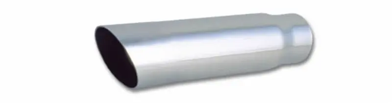 Vibrant 3In Round Ss Truck/Suv Exhaust Tip (Single Wall Angle Cut) - 2.25In Inlet 11In Long 1