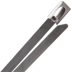 Performance World - 740014 14" Stainless Steel Tie Wraps Cable Ties 4/Pk 1