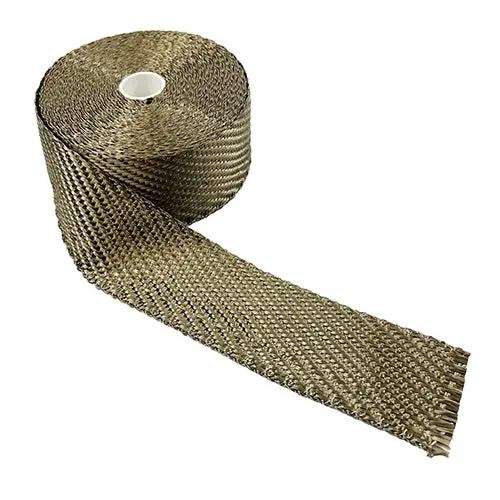 Performance World - 748251 25' X 1" Wide Header Exhaust Wrap Hi-Temp Basalt Fibre 1