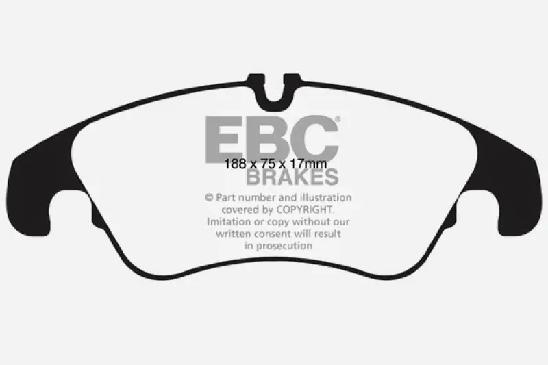 Ebc 11 Audi A6 2.0 Turbo Ultimax2 Front Brake Pads 1